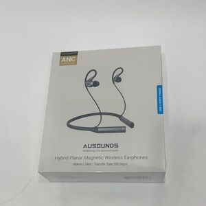 AuSounds  AU-Flex wireless noise  canceling neckband earphones New in box